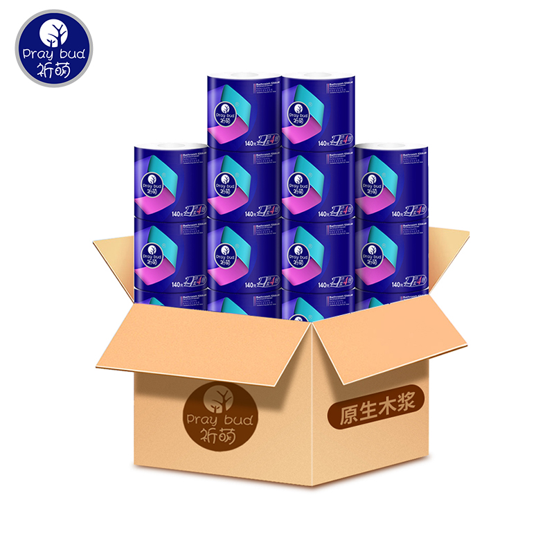 【祈萌旗舰店】有芯卷纸整箱18卷