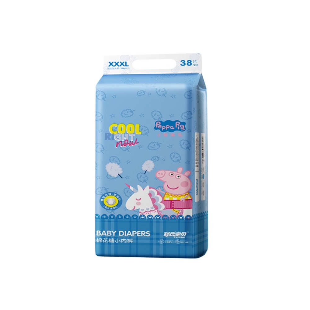 舒氏宝贝小猪佩奇拉拉裤XXXL38片*2