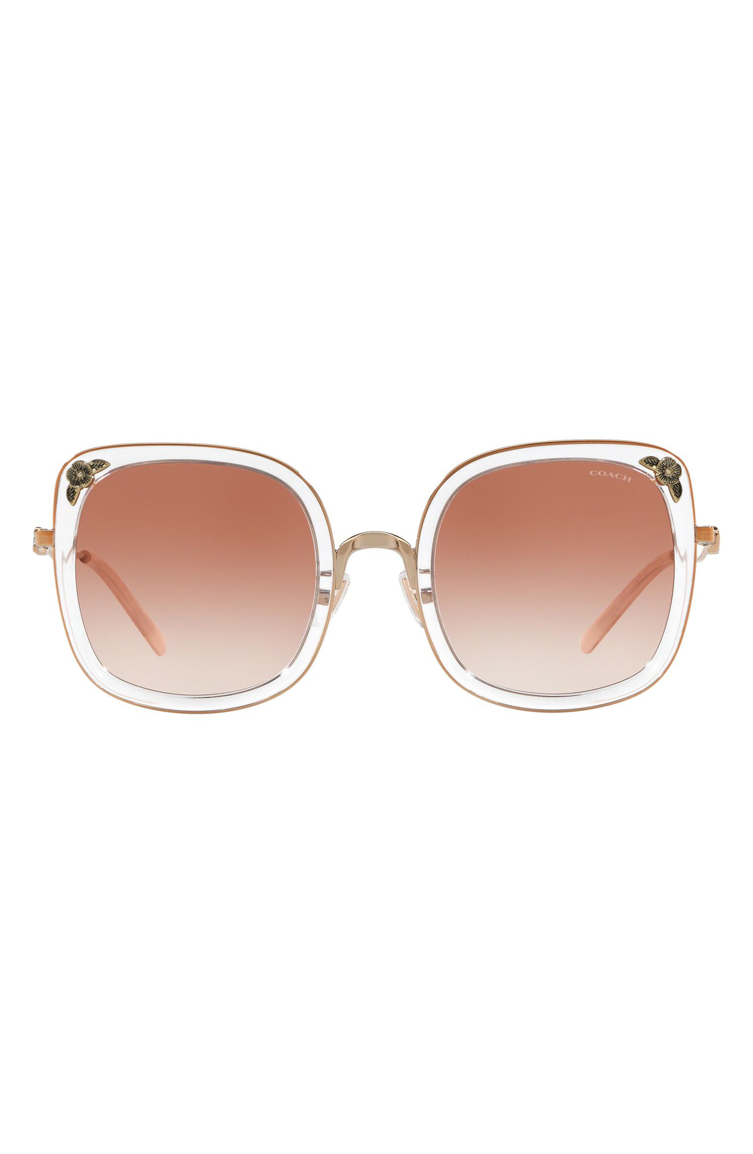 COACH 53mm Square Sunglasses