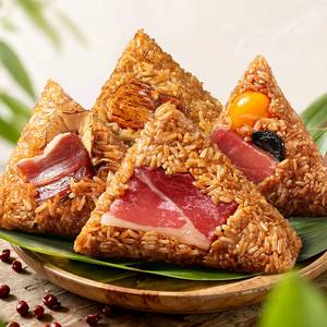 潘祥记粽子肉粽云腿粽鲜肉豆沙粽甜粽早餐速食端午节新款粽子礼盒