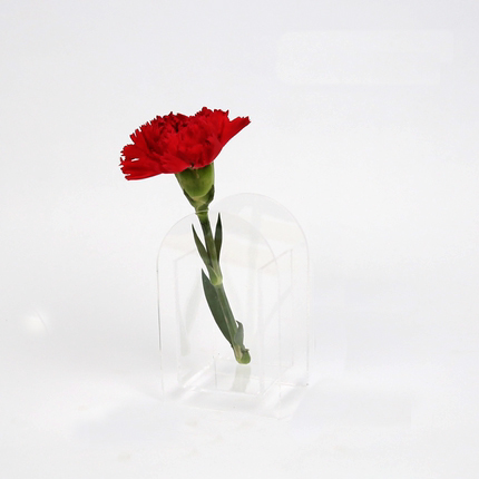 【稳定签到】现代轻奢透明水晶花瓶