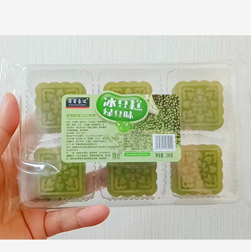 6.99元包邮！传统绿豆冰豆糕 206克*3盒