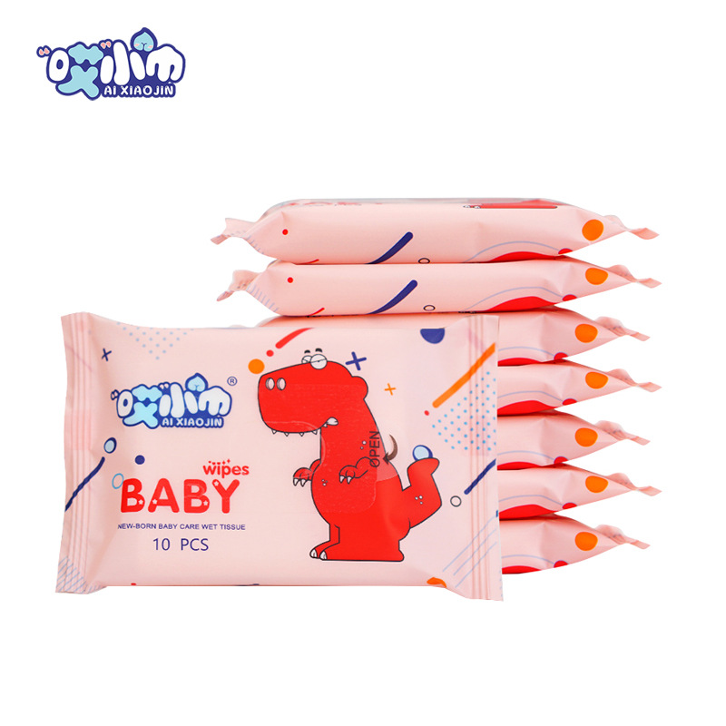 【10抽*6包】便携式手口湿巾