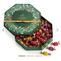 Godiva Holiday Wreath Tin Assorted巧克力礼盒