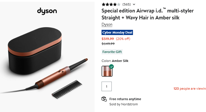 Dyson Airwrap Multi-Styler Cyber Monday Deal