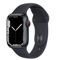 史低！Apple Watch Series 7  智能手表（GPS+Cellular 45mm）黑色
