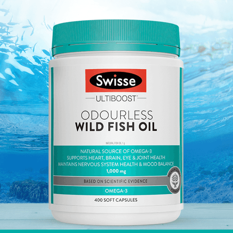 87.2元包邮！Swisse斯维诗 深海鱼油胶囊400粒