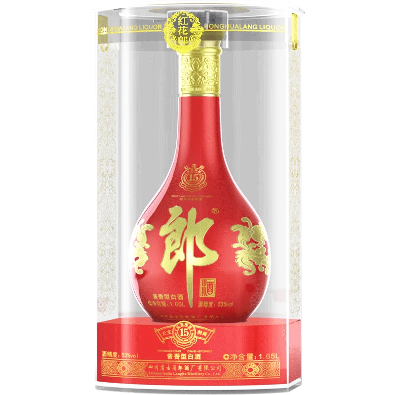 郎酒红花郎15·53度1.65L