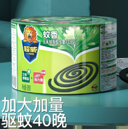 12.9元包邮！超威 艾草蚊香40圈