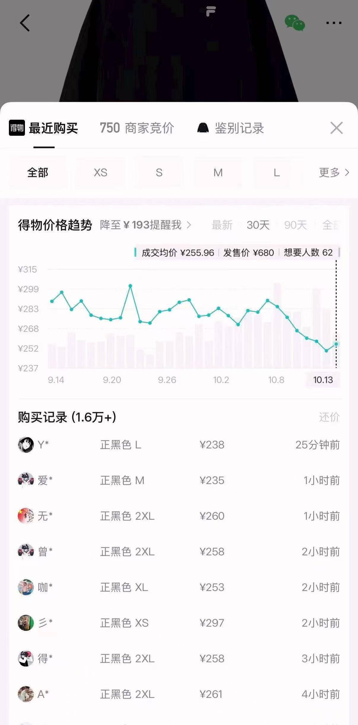 斐乐出彩卫衣到手161元，尾款前1万名半价更划算