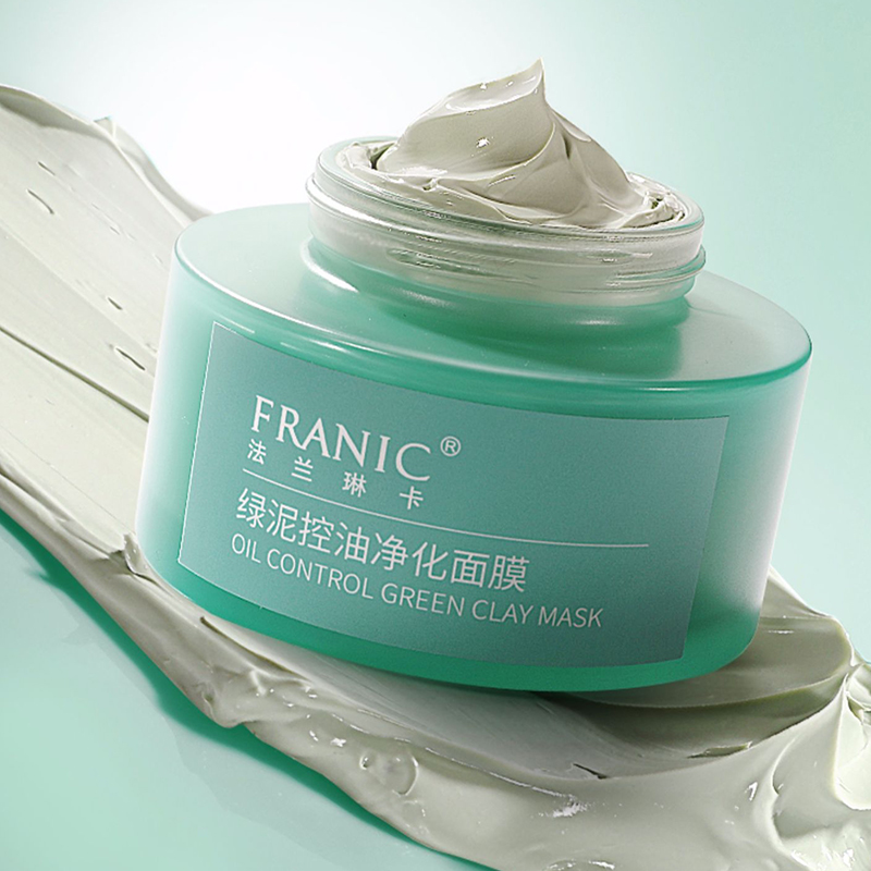 法兰琳卡多彩控油清洁泥膜100g