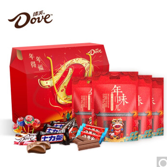 39.9元包邮！德芙 巧克力手提礼盒400g