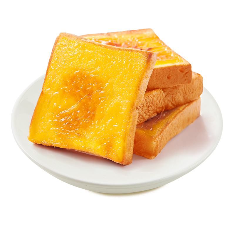 来伊份岩烧乳酪吐司500g*2箱