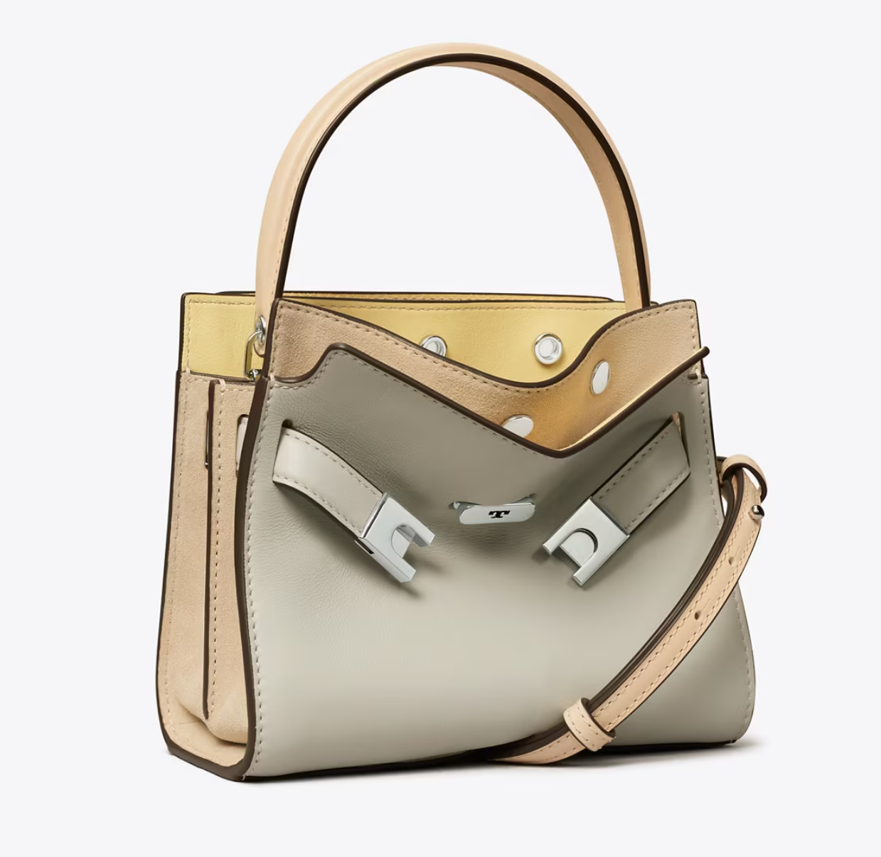 Tory Burch Petite Lee Radziwill 手提包Feather Gray