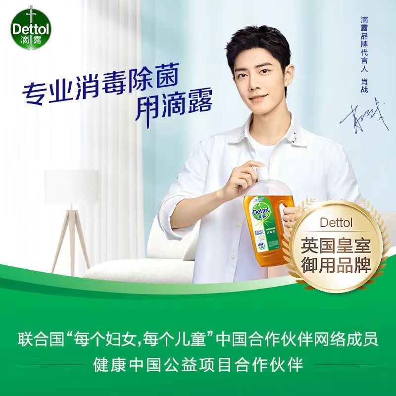 2瓶【肖战同款壹】滴露Dettol 消毒液