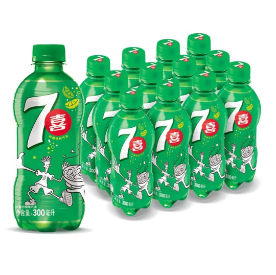 10.9元包邮！百事可乐/七喜/美年达 300ml*12瓶