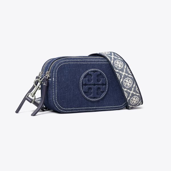 Tory Burch MINI MILLER 牛仔斜挎包
