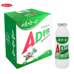 19.9元包邮！娃哈哈 儿童风味早餐 AD钙奶 100g*24瓶