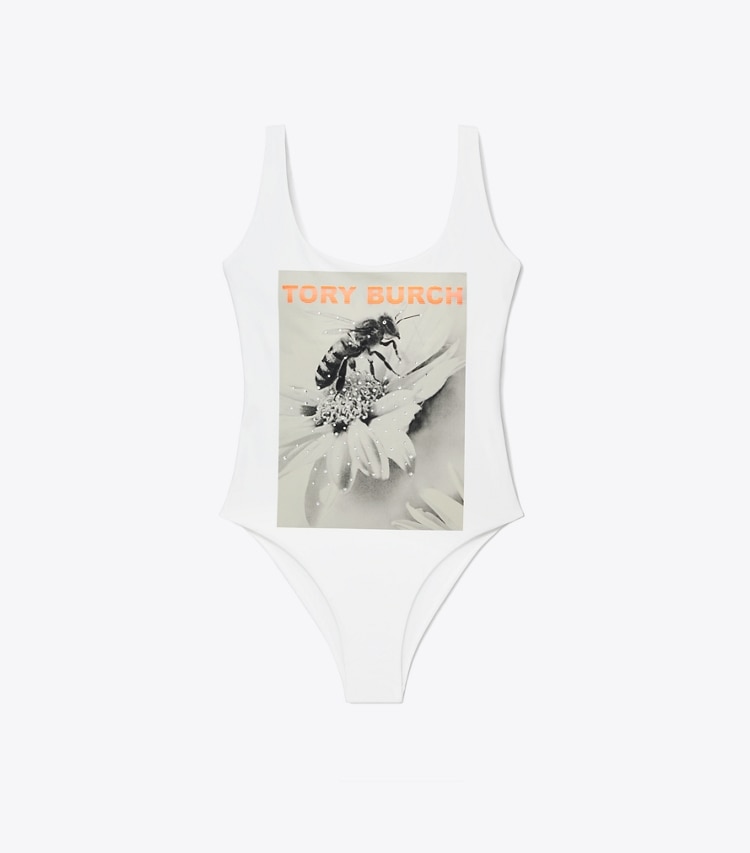 tory burch Bee Tank Swimsuit