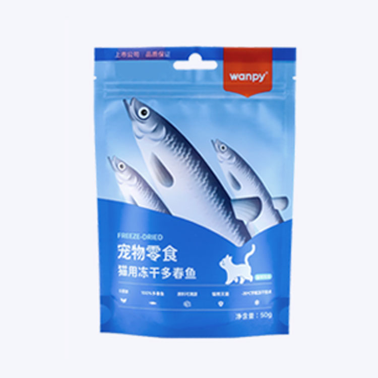 wanpy顽皮多春鱼猫零食猫冻干增肥发腮