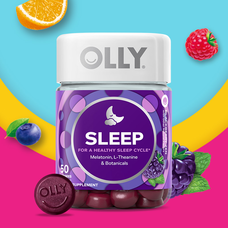 OLLY爆款褪黑素【睡眠软糖110粒大容量】
