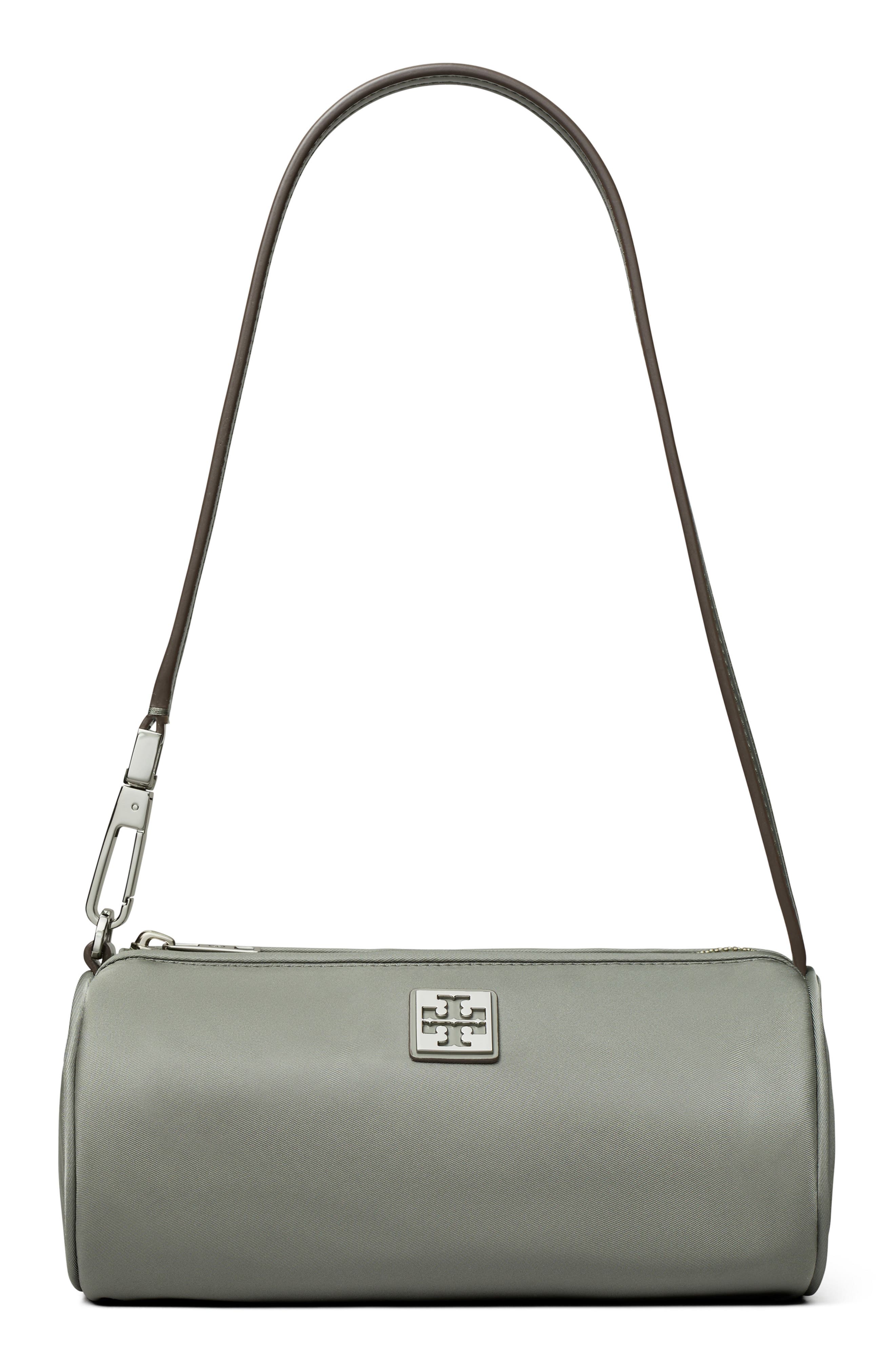 Tory Burch Virginia Nylon Cylinder Shoulder Bag