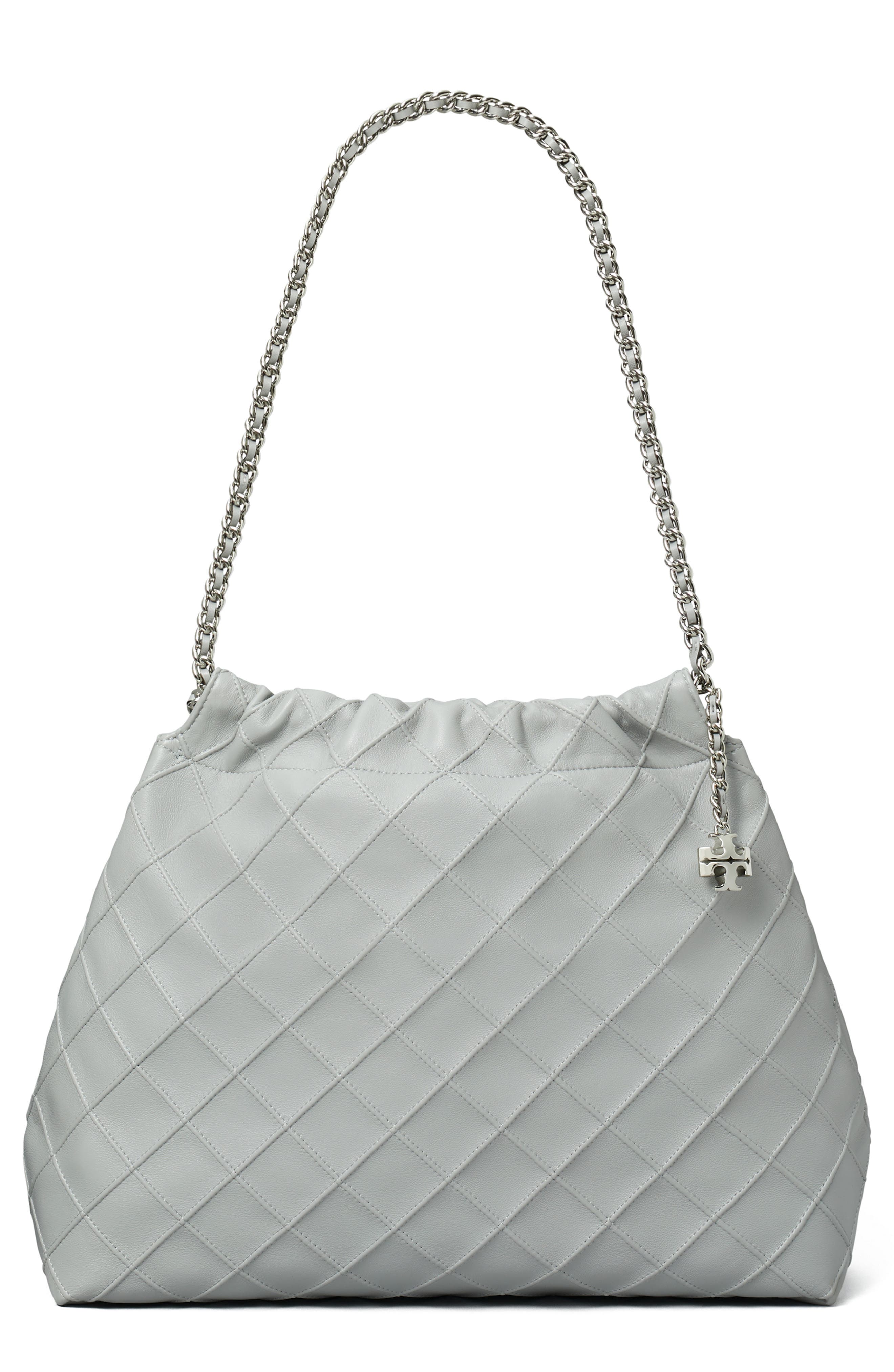 Tory Burch Fleming Quilted Leather Hobo 汤丽柏琦购物袋