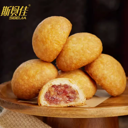 8.9元包邮！斯贝佳 云腿月饼8个