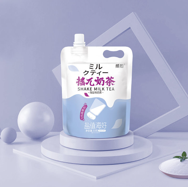 4.9元包邮！爆摇手摇阿萨姆奶茶粉袋装*3袋
