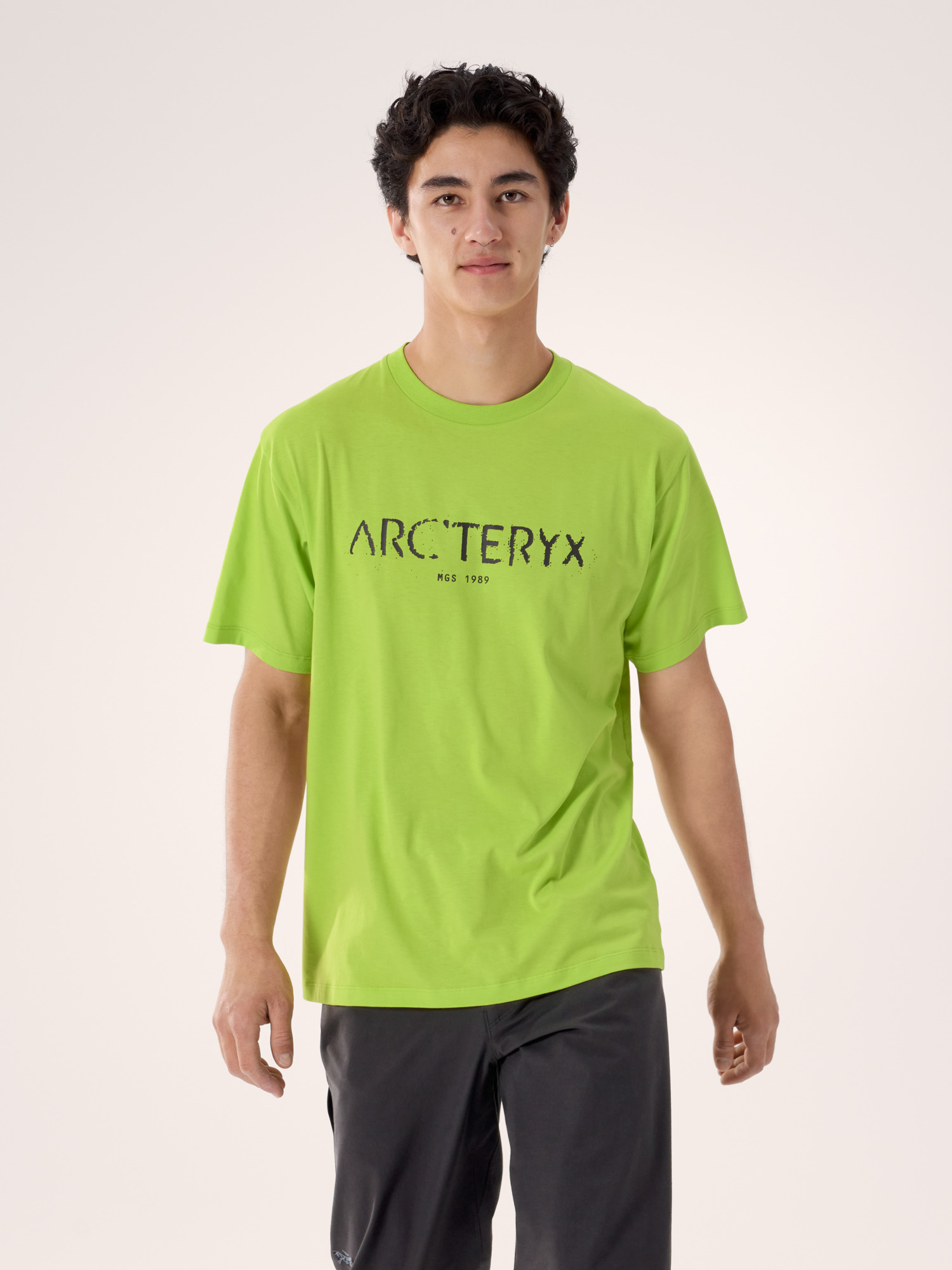 Arcteryx Kragg SL Cotton Sky Pilot SS1 始祖鸟男士T恤 Mantis / Black L