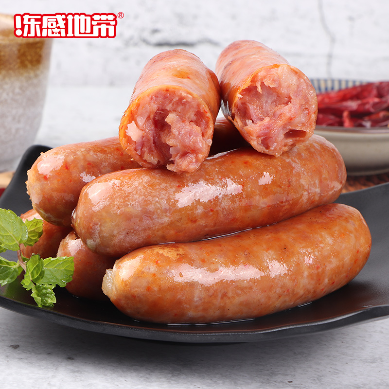 【冻感地带】地道纯肉肠500g＊两包