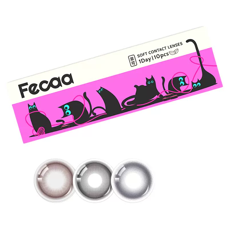 fecaa雾感美瞳日抛10片