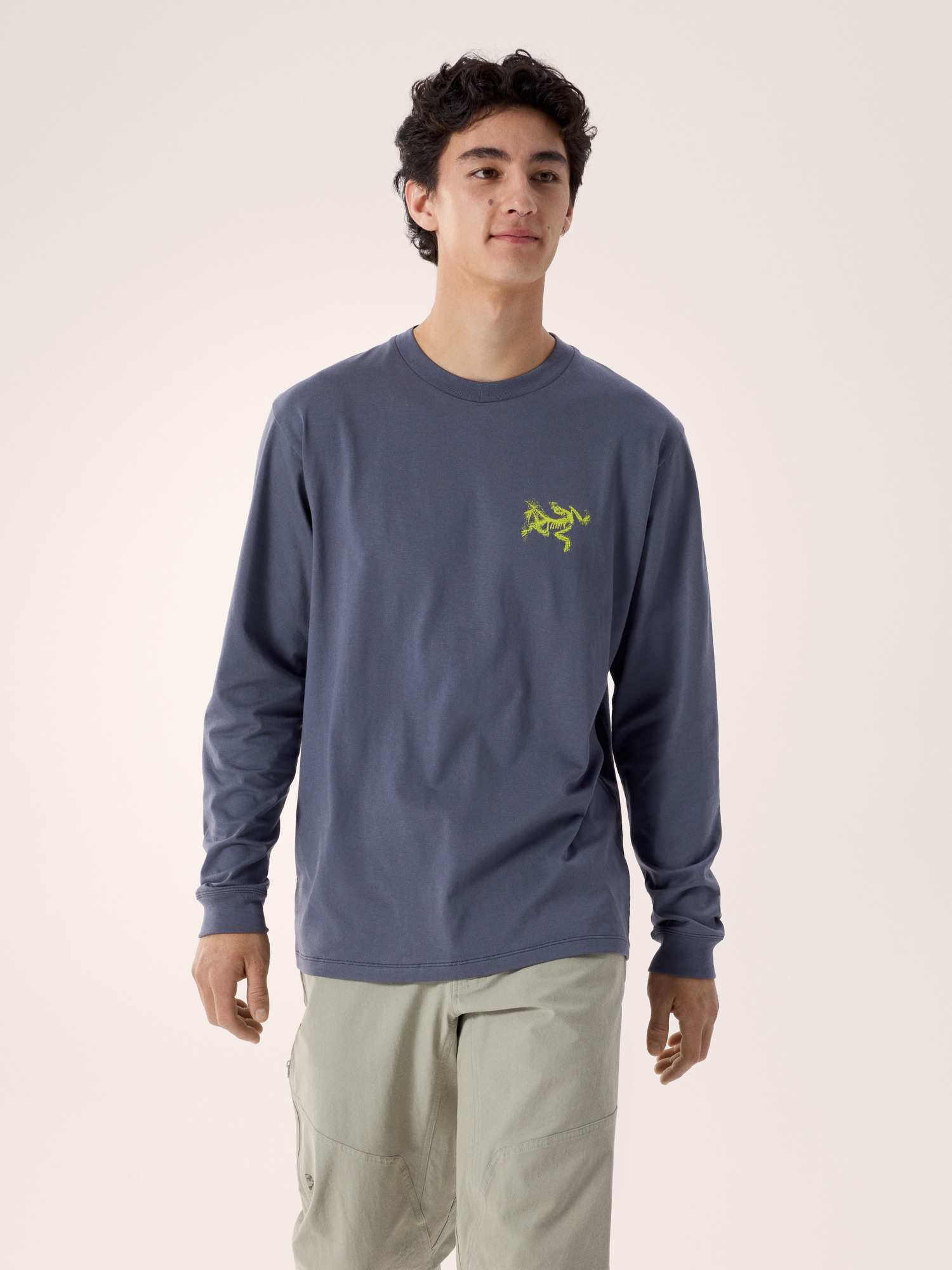 Arcteryx Kragg SL Cotton Bird Tile Shirt LS 始祖鸟男士长袖T恤
