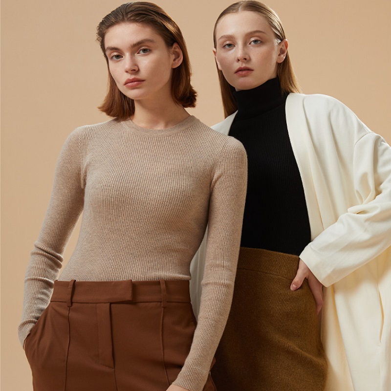 内搭无扎感羊毛打底衫