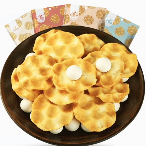 折3.1元/件！红谷林发酵小石子饼干100g*5件（凑单包邮）