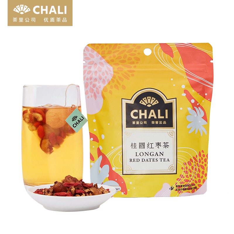 茶里（ChaLi）桂圆红枣枸杞茶 7包装（共52.5g）