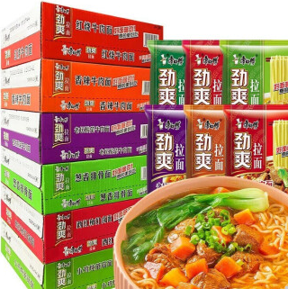 25.9元包邮！康师傅 方便面24袋整箱