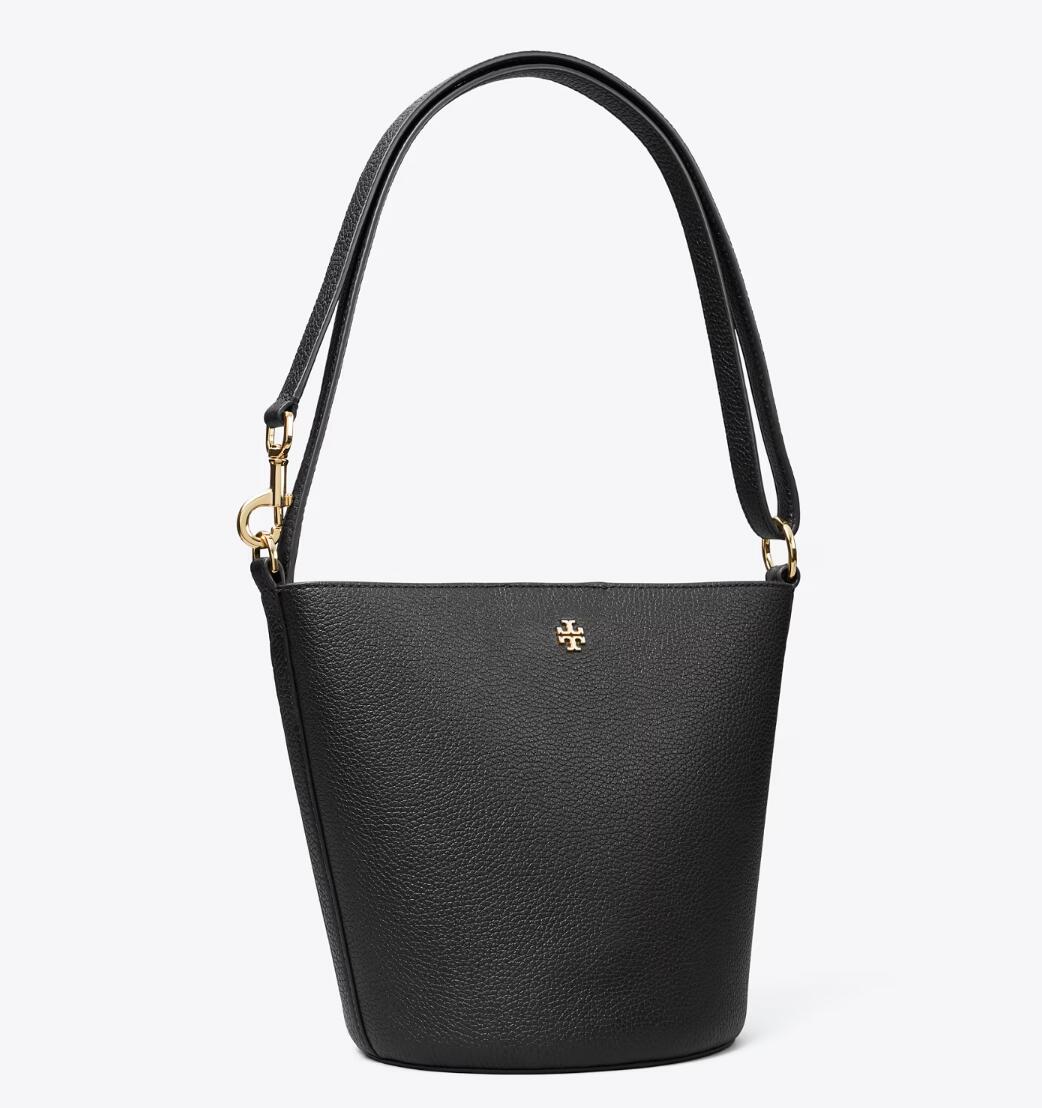 超美！史低手慢无！Tory Burch 真皮水桶包！