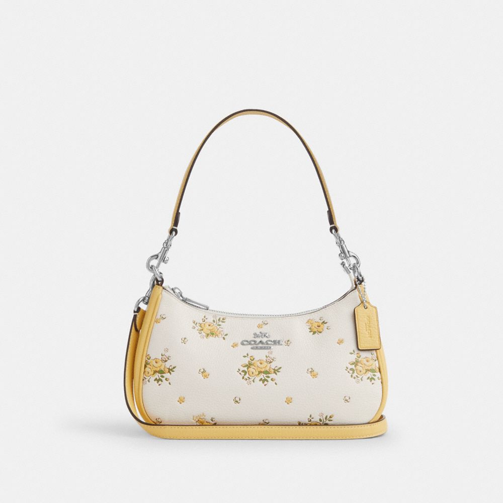 coach teri shoulder bag with floral print CAL45-SVCAH