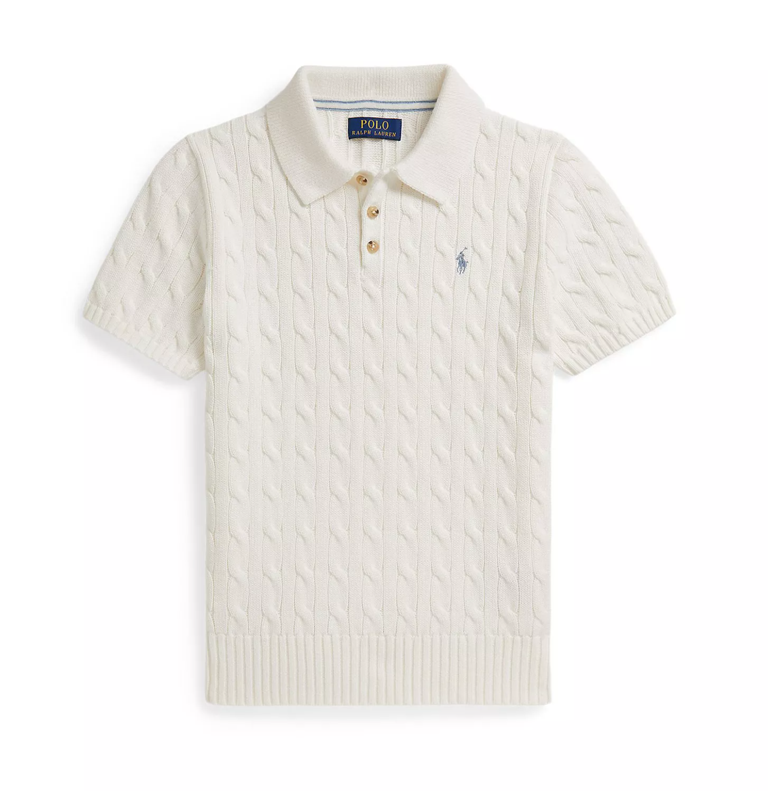 Polo Ralph Lauren 大童麻花polo衫
