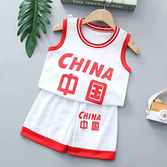 11.9元包邮！夏季休闲运动篮球服套装中大童
