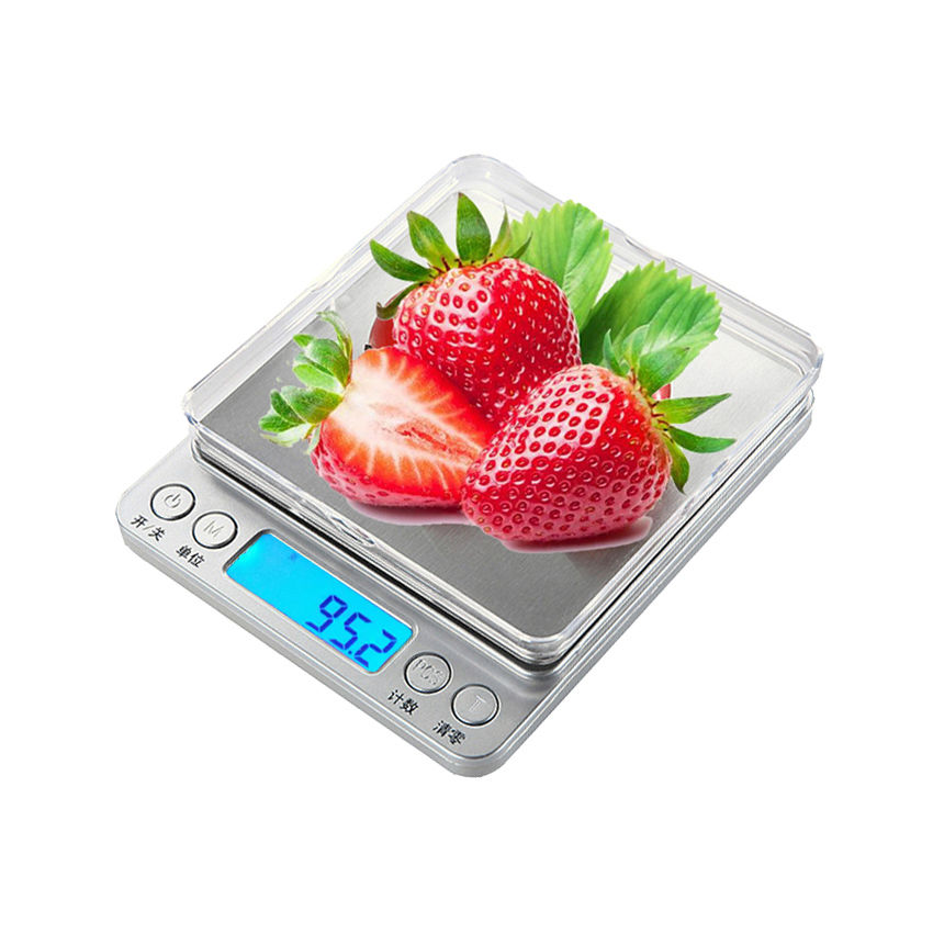 【不锈钢】高精度厨房电子秤食品秤家用