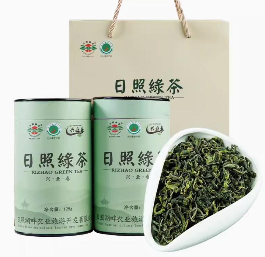 65元，正宗日照绿茶2023年春茶罐装 250g
