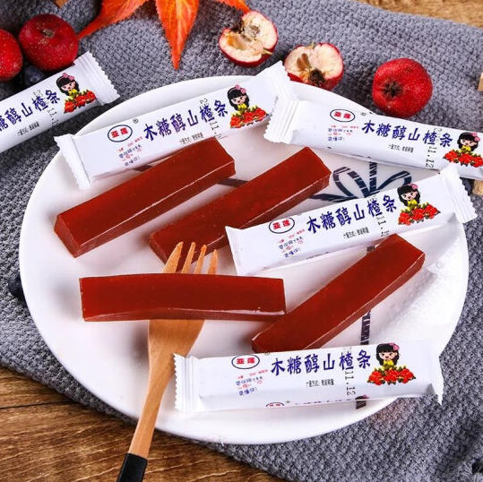 14.9元包邮！恬恬嘴 木糖醇山楂条独立包装500g