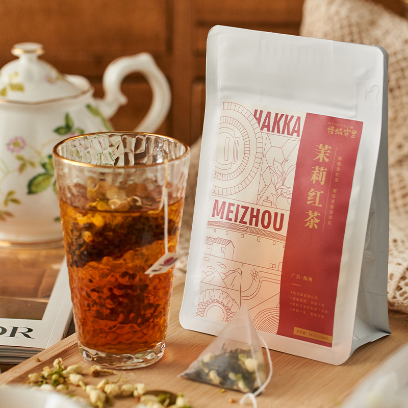 【慢城客里】浓香型茉莉红茶一袋*7包装