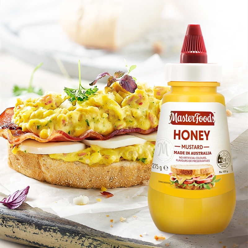 澳洲进口黄芥末蜂蜜酱275g