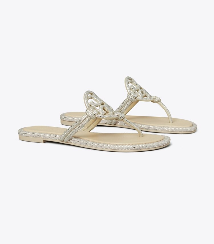 tory burch Miller Pavé Knotted Sandal