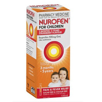 Nurofen 儿童布洛芬口服液 100ml 草莓味 （3个月-5岁）