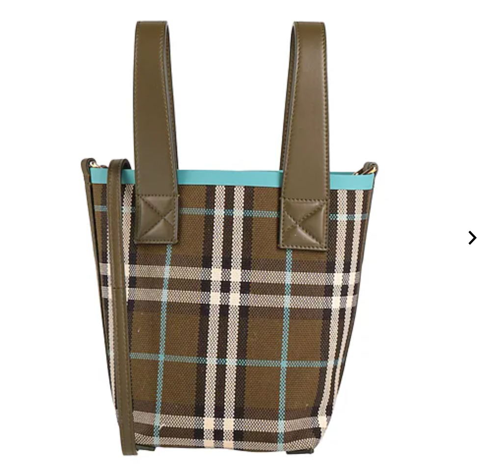 BURBERRY 格纹水桶包 34折特惠