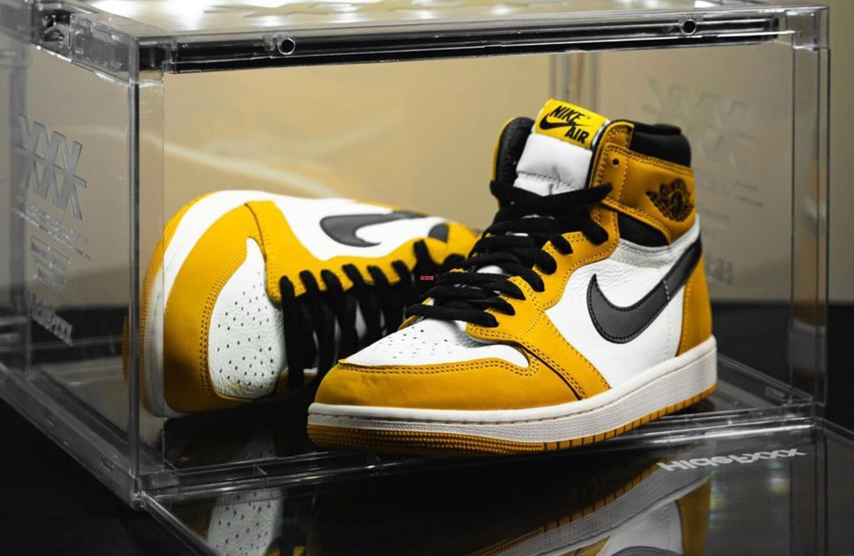 准备要发的Air Jordan 1 OG “黑黄”配色，整体质感可真帅！人气不低！_